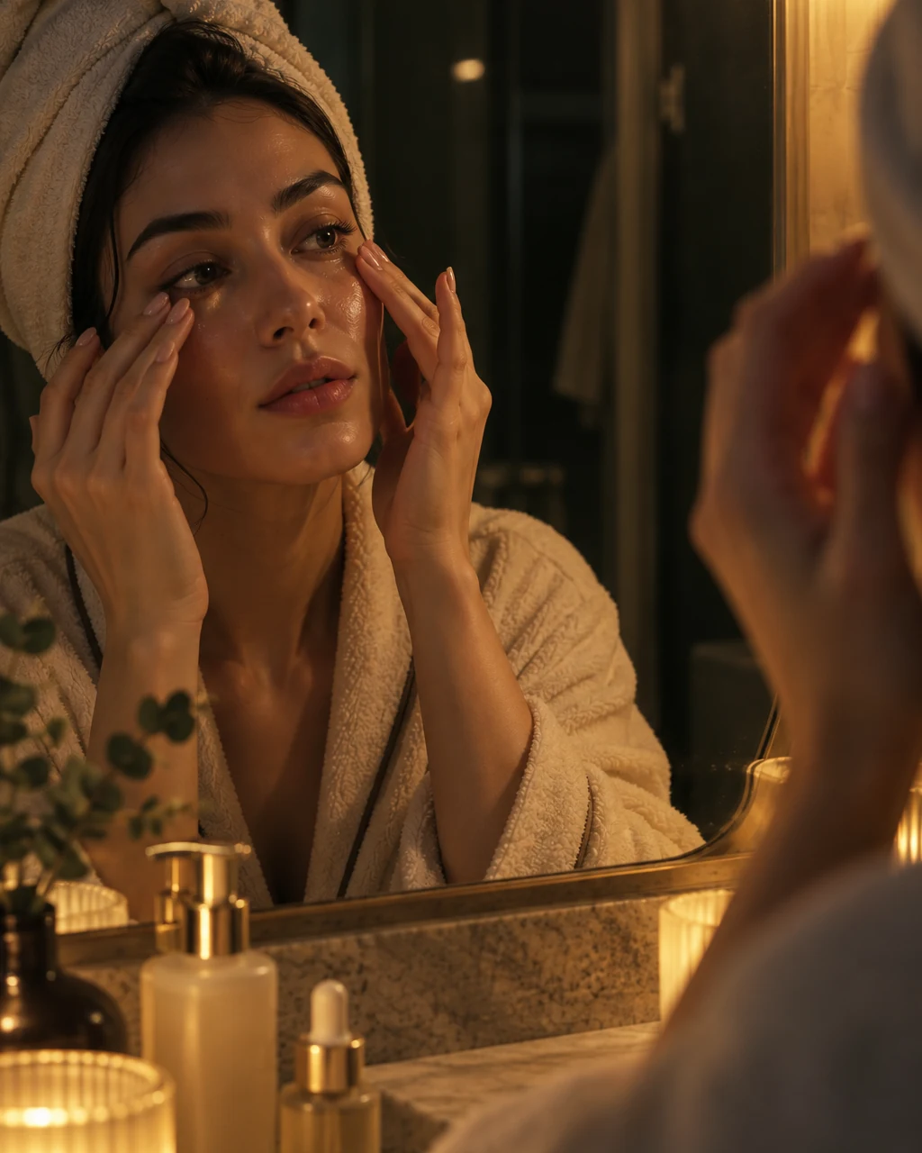 روتین شبانه مراقبت پوست با بوستر شات رتینال